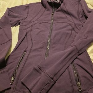 Lululemon Define Jacket Plum Purple Vented Back Size 6
